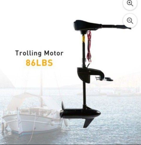 86LBS Thrust Electric Trolling Motor for Fishing Boats Freshwater and Saltwater Use