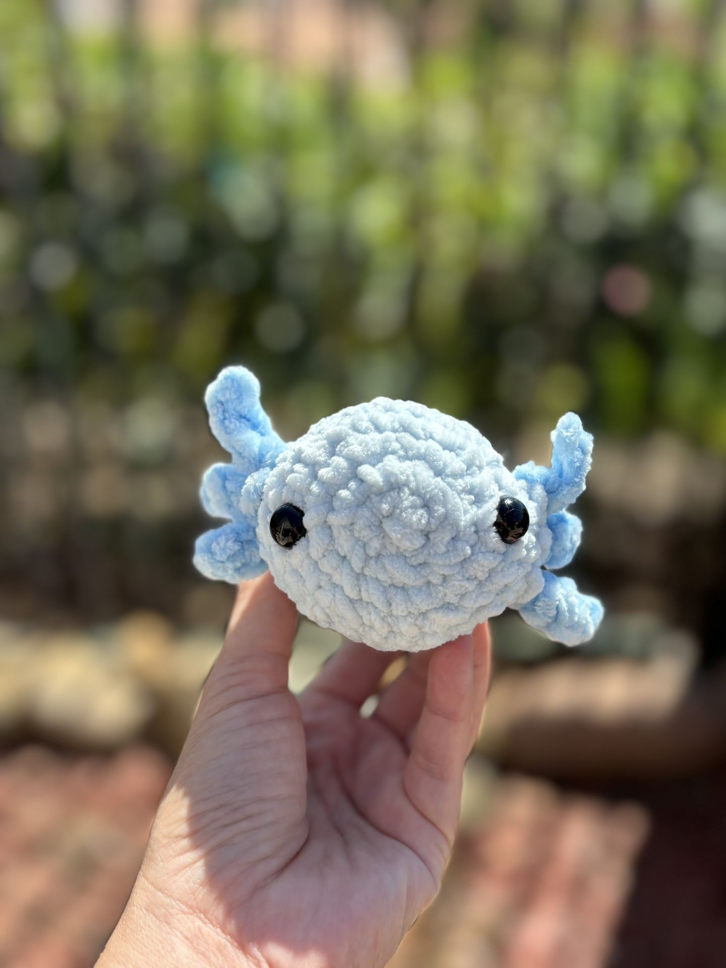 Blue Axolotl Handmade Crochet Plushie 🧶 $16