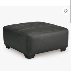NEW: Nilay Oversized Accent Ottoman - Black