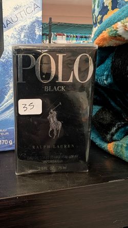 Ralph Lauren Polo Black Eau De Toilette Spray 2.5 Oz Sealed Fragrance Box Mens