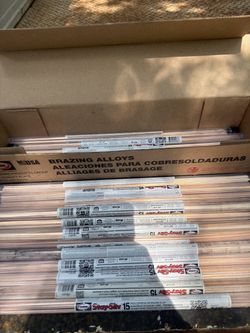 15% phos-copper silver brazing alloy