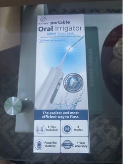 PORTABLE ORAL IRRIGATOR 300ML WATER TANK (BY B. WEISS)
