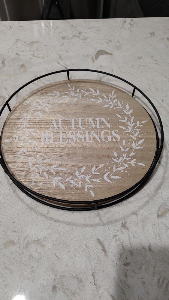 Autumn Table Tray
