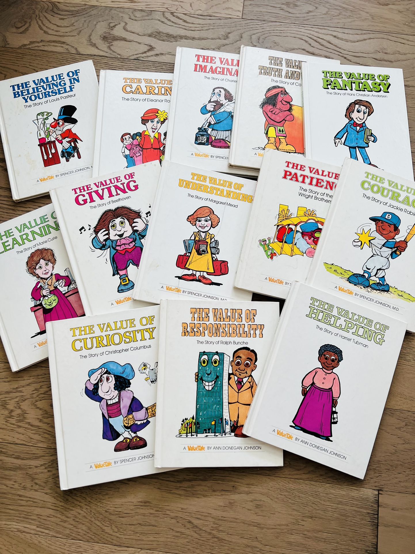 13 Value Tales Series Books by Ann & Spencer Johnson Hardcover Homeschool