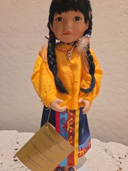 Golden Flower" from the Children of the Great Spirit collection by artist Carol Theroux.
