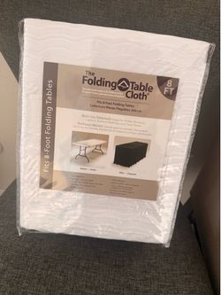 Folding table cover