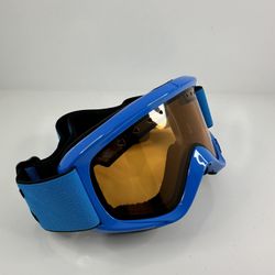 Anon Helix Snowboard Ski Goggles Blue Silver Amber + Spare Lens With Box