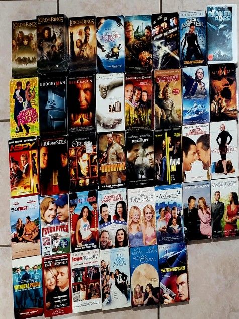 VHS Movie LOT