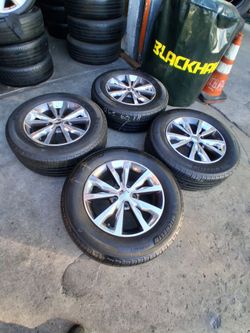 Wheels Rims fir Dodge Durango 18 tires are Michelinn 265/60/18