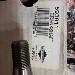 New Briggs & Stratton 593811 Ctankshaft