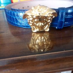 Versace Blue Belt 