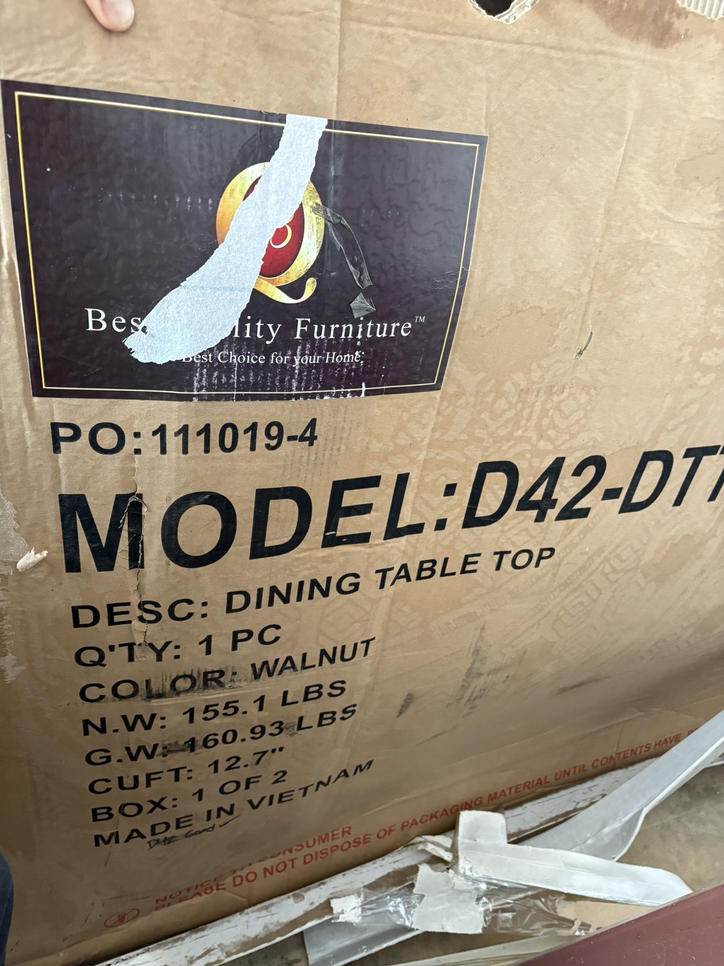 Walnut Dining Table
