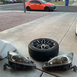 Lexus Is(contact info removed) Headlights & Wheel Set Up
