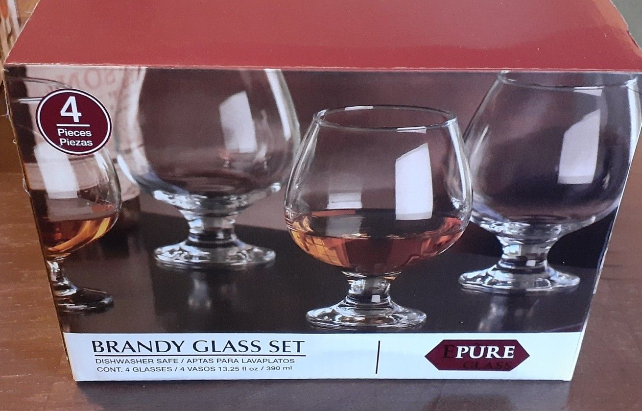 4 Brandy Glass Set