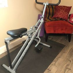 Sunny's Row n Ride Ab Building Machine and Mat, $80 or OBO