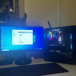 Gaming PC Set Up (PC & Monitor)