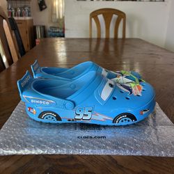 Crocs Crocband Clog Cars Lightning McQueen Dinoco Size 10