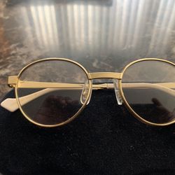 100% Authentic Gucci Gold Frame Glasses $350