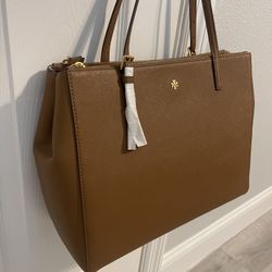 Tory Burch - Emerson Large Tote - Moose Brown (NEW)
