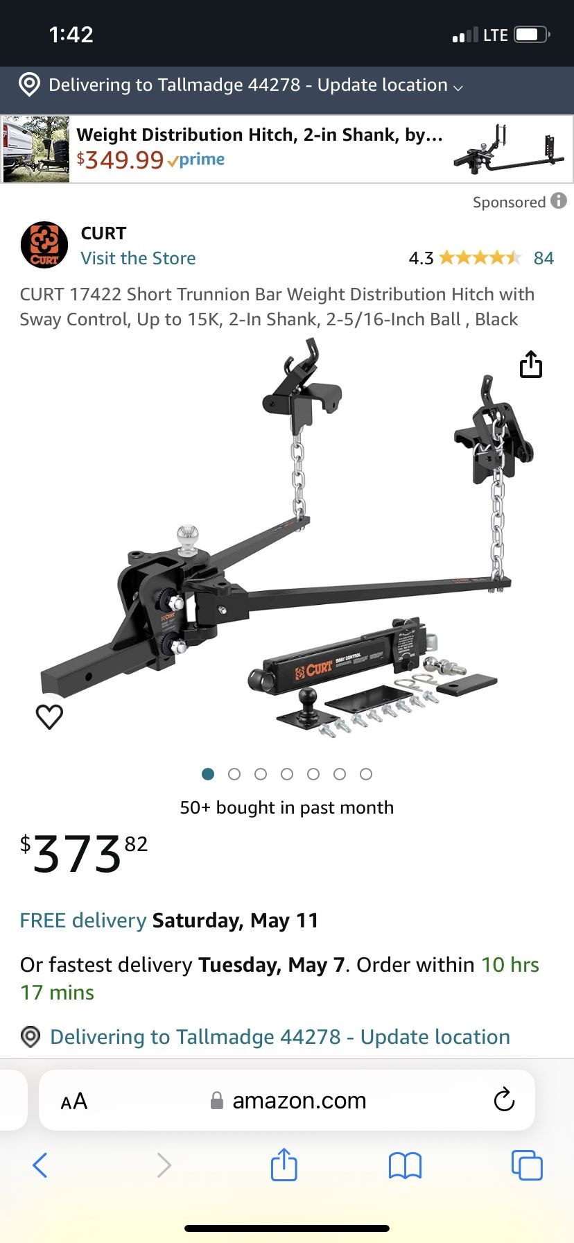 Trailer Weight Distribution Hitch And Sway Control