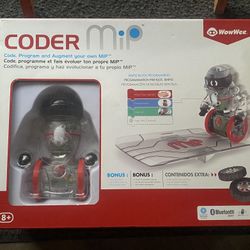NEW WowWee Coder MiP the STEM-based Toy Robot, Transparent