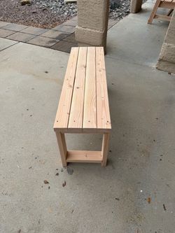 Handmade Wood Bench