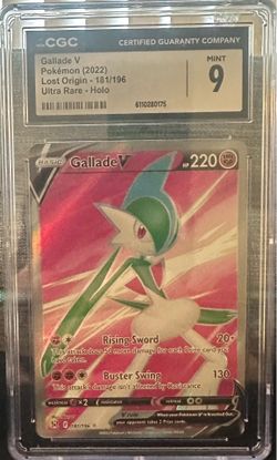 Pokemon Gallade V 181/196 CGC 9
