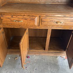 Handmade Wooden Hutch