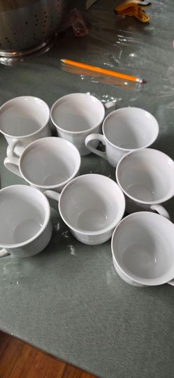 nice white cup