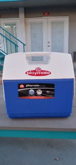 Big playmate cooler holds 30 cans pickup 2-11 pm rainbow/charleston cash only read description