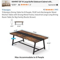 Dinning Table $100