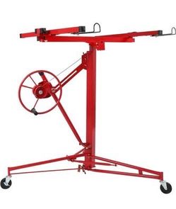 New in Box 11 FT Drywall Lift Panel Rolling Hoist Jack Lifter Sheetrock Drywall Lifting Construction