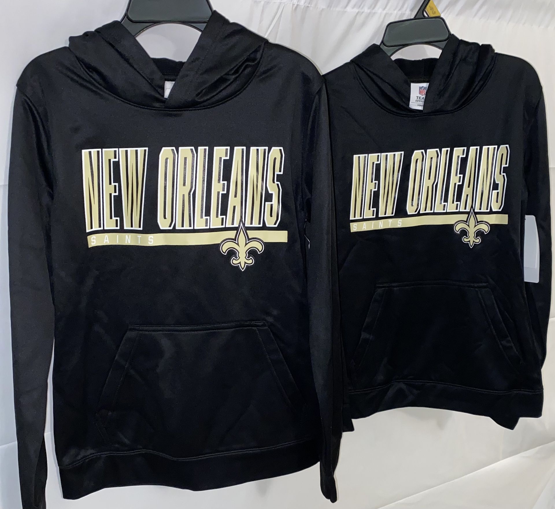 New Orlean’s Saints 100% Polyester Hoodie Large 2pk