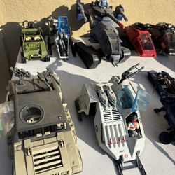 Gi Joe Action Figures And Vehicles 80s & 90s  Vintage 