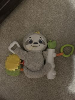 Sloth Baby Rattle Toy