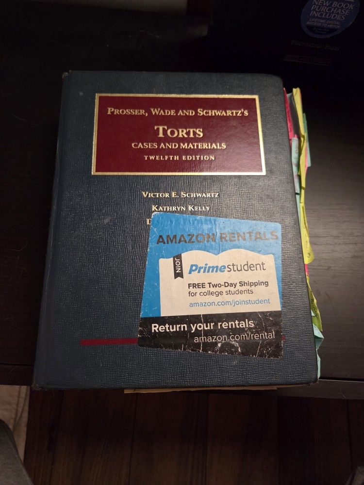 Tort Law School Textbook