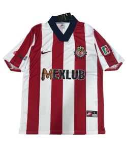 Chivas Guadalajara 96/97 Home Retro Jersey Shirt | 'Red/White' | Size X-Large