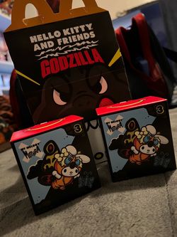 McDonald’s Hello Kitty X Godzilla Toy