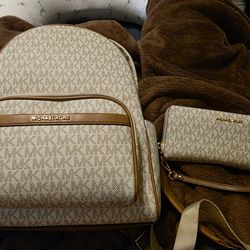Mk purse backpack and wallet