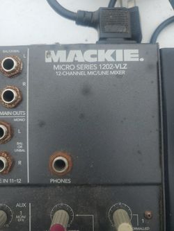Dj Mixer MackieSeries 1202