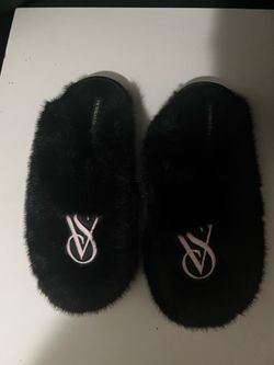 Victoria's Secret Black Slippers