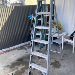 Good Condition 6 Feet And More Size Is Available Fiberglass Ladders