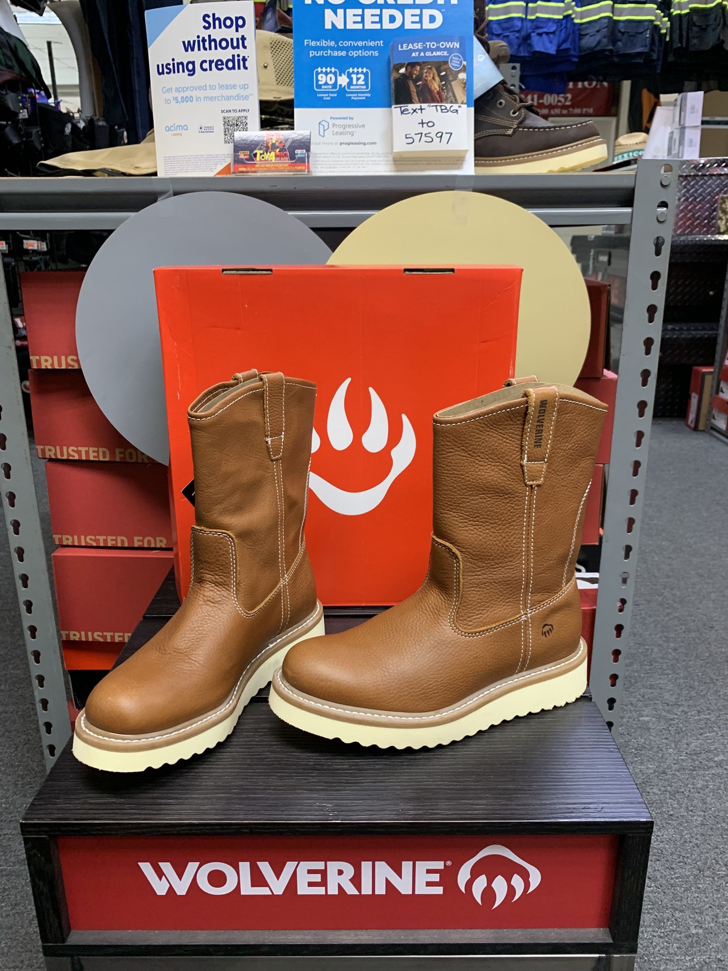 WOLVERINE MEN'S 10" WELLINGTON WORK BOOT ‼️10% OFF SELECT STYLES‼️WAS $165 / NOW $148.50‼️