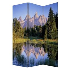 6 ft. Multi-color 3-Panel Room Divider