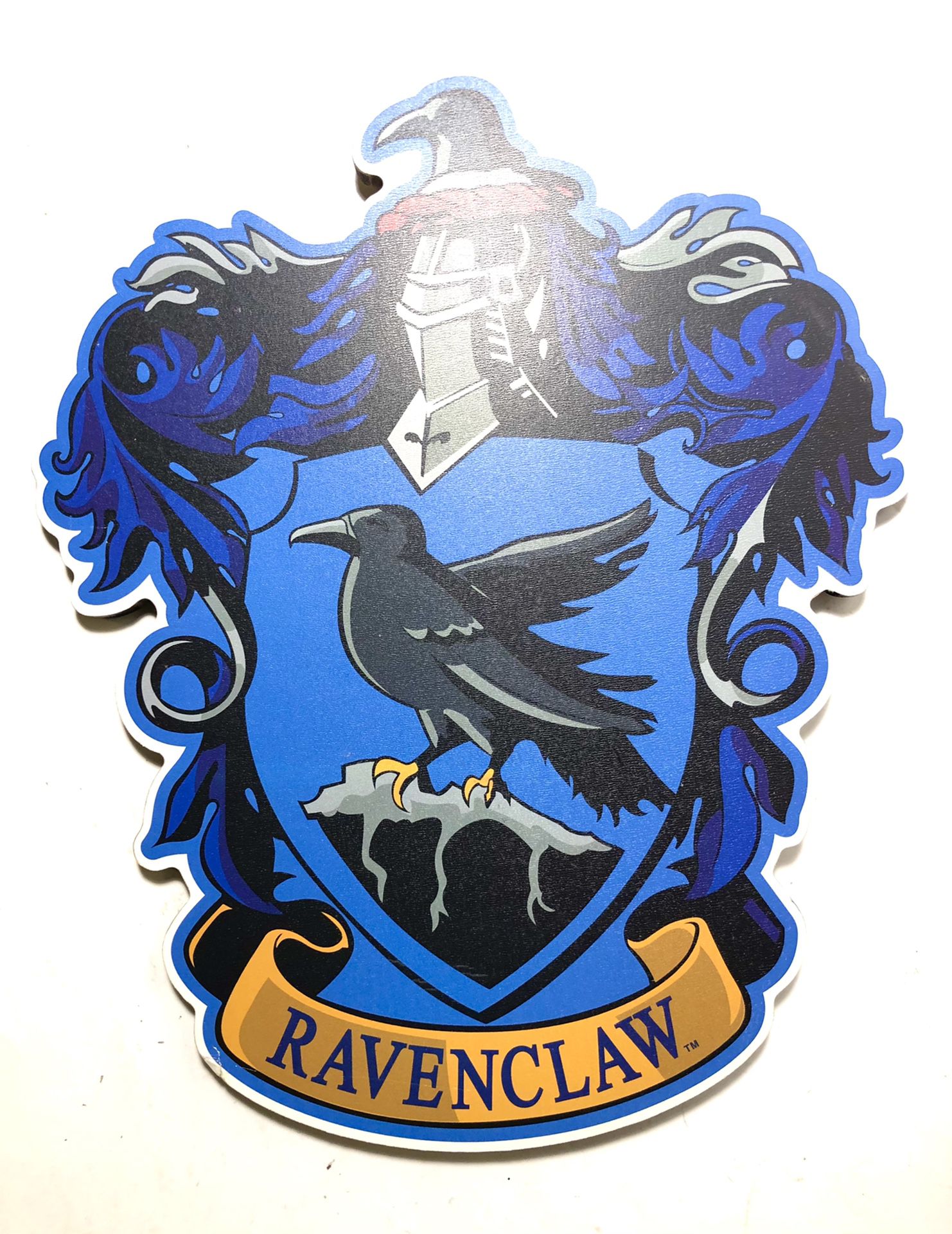 Harry Potter Gothic Ravenclaw Crest Wooden Wall Sign