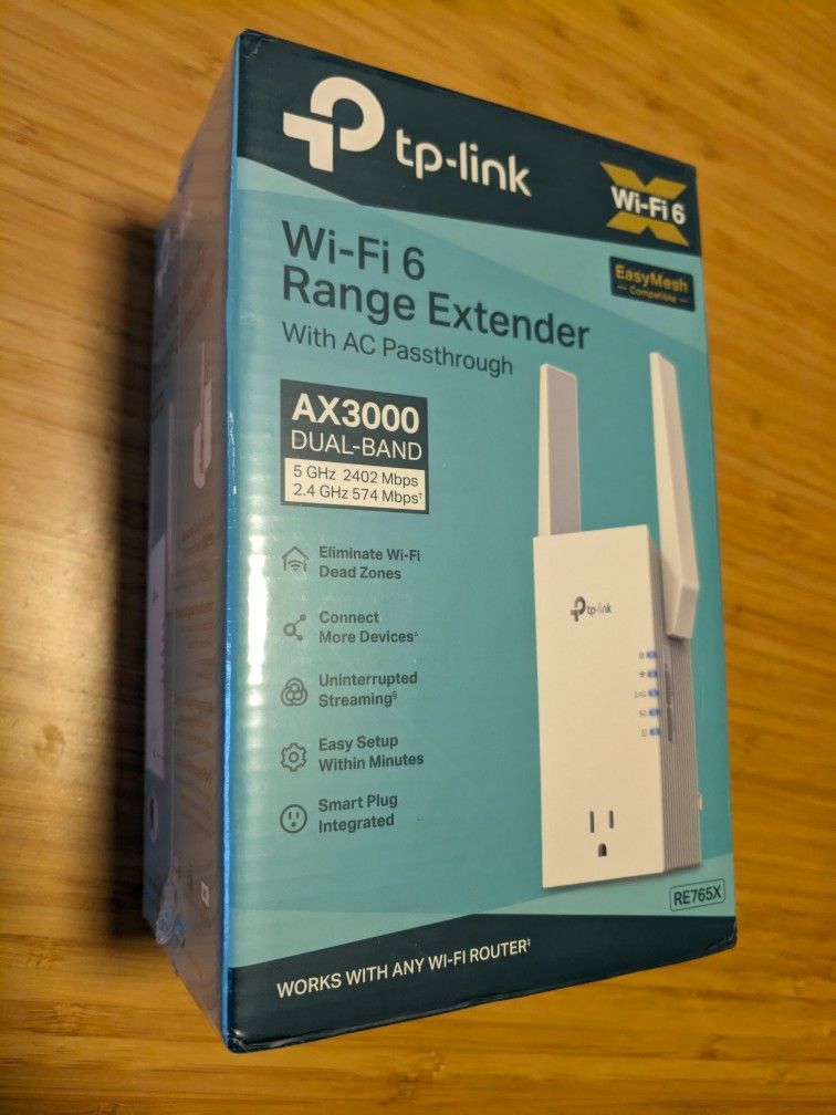 TP-Link RE765X AX3000 WiFi 6 Range Extender