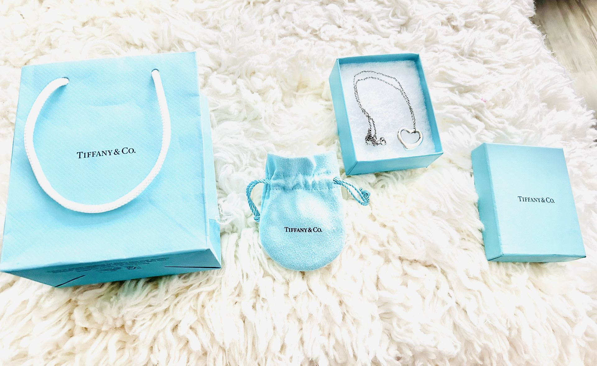 Tiffany And Co. Sterling Silver Heart Pendant