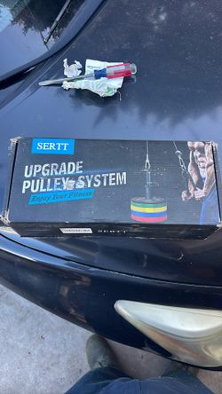 Weight cable pulley system, Gym, Sertt upgraded cable pulley attachments for Gym