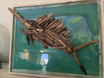 Driftwood Sailfish Art