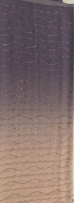 Ombre Beaded Wave Maxi Skirt